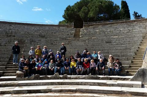 Gruppo a Ostia antica